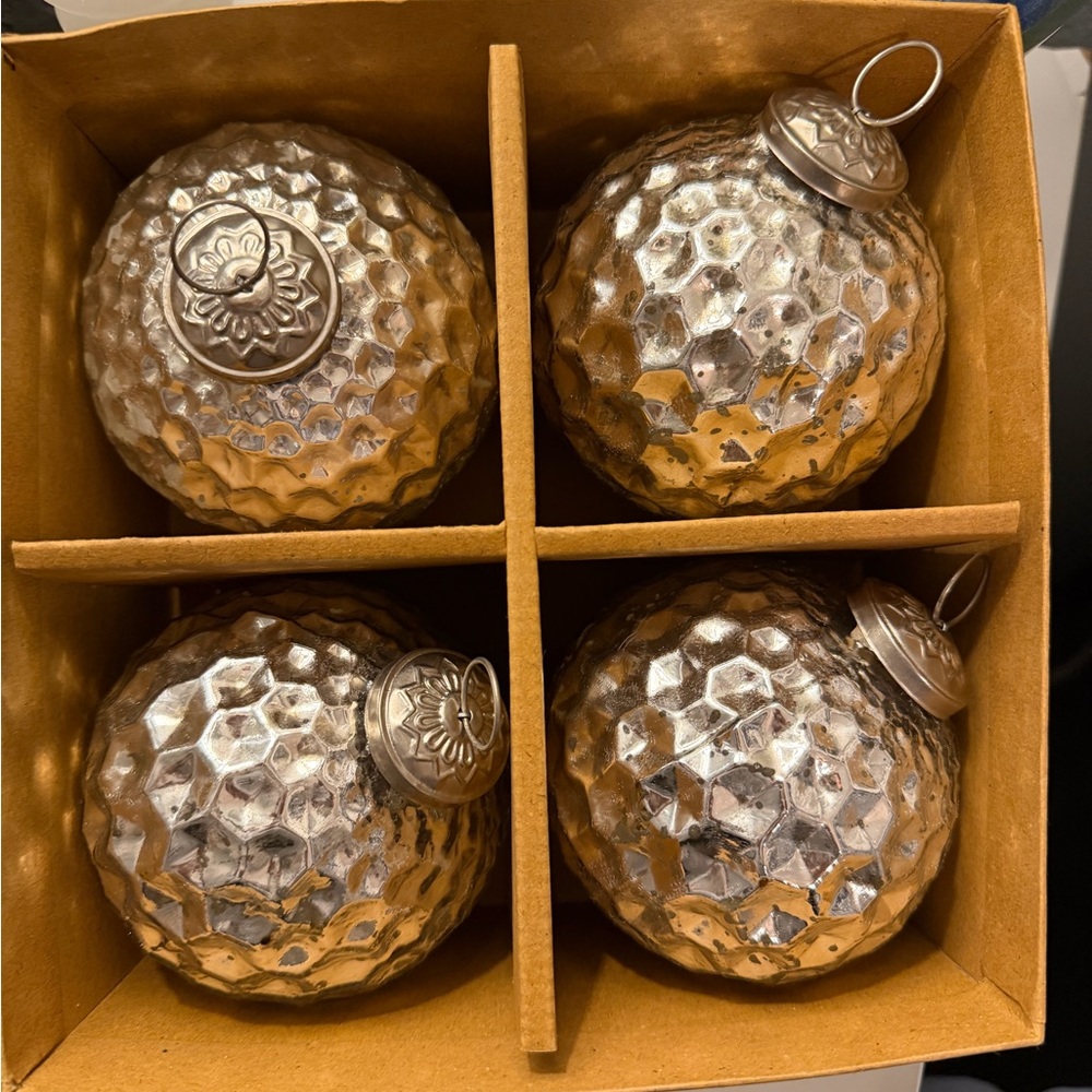Silver Ornament Set - Picture 3 of 3